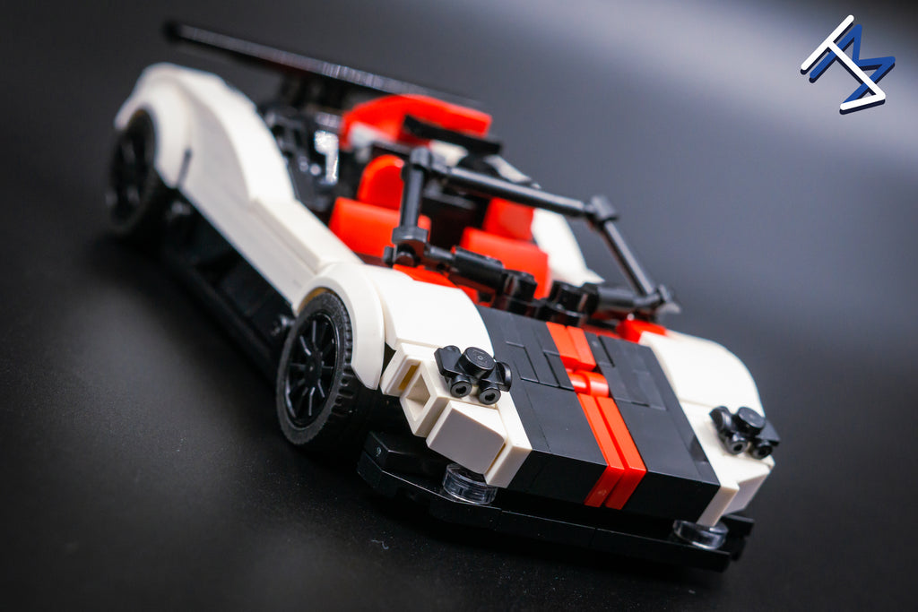 Building Kit- Pagani zonda Cinque Roadster White Inspired