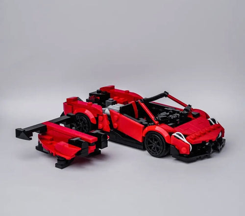 Building Kit- Lamborghini Veneno Roadster Red Inspired