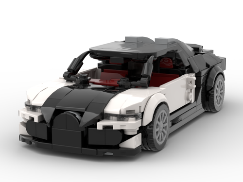 Building Kit- Bugatti Veyron White Inspired